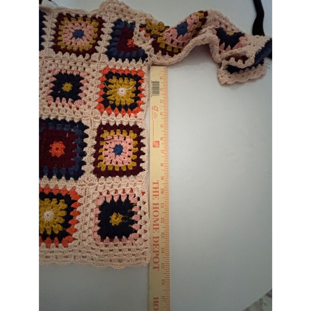 English Factory Saturday Sweater Boho Crochet Vintage Style Top Women's Small - Picture 8 of 13